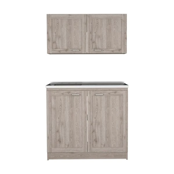 FM Furniture Perseus 39.3-in X 30.8-in X 30.4-in Light Grey Base Cabinet 3 FM Furniture Perseus 39.3-in X 30.8-in X 30.4-in Light Grey Base Cabinet - Image 3