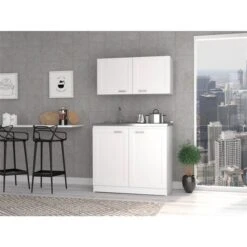 FM Furniture Perseus 39.3-in X 30.8-in X 20.4-in White Base Cabinet -Alliedbas Shop 331042089 AlternateImage1 l