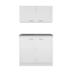 FM Furniture Perseus 39.3-in X 30.8-in X 20.4-in White Base Cabinet -Alliedbas Shop 331042089 MainImage 001 l