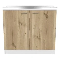 FM Furniture Oklahoma 39.3-in X 35.4-in X 20.5-in White/Light Grey Base Cabinet -Alliedbas Shop 331042182 MainImage 001 l