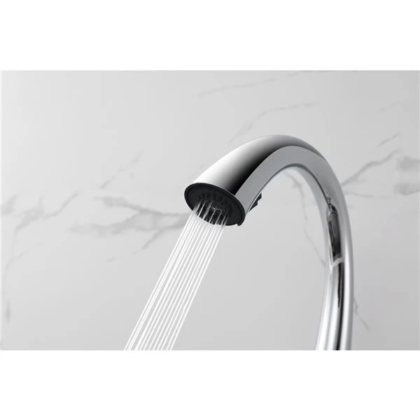 Westmount Waterworks Delfino Polished Chrome 1-Handle Deck Mount Pull-Down Handle/Lever Kitchen Faucet With Deck Plate 3 Westmount Waterworks Delfino Polished Chrome 1-Handle Deck Mount Pull-Down Handle/Lever Kitchen Faucet With Deck Plate - Image 3