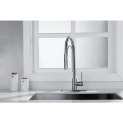 Westmount Waterworks Randall Brushed Nickel 1-Handle Deck Mount Pull-Down Handle/Lever Kitchen Faucet With Deck Plate 8 Westmount Waterworks Randall Brushed Nickel 1-Handle Deck Mount Pull-Down Handle/Lever Kitchen Faucet With Deck Plate -Alliedbas Shop 331042396 AlternateImage1 l