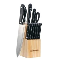 Proctor Silex Knife Set With Wood Block - 13-Piece