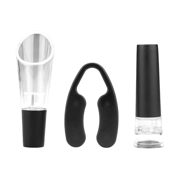 Brentwood Black Air Pump Wine Bottle Opener With Accessories 2 Brentwood Black Air Pump Wine Bottle Opener With Accessories - Image 2