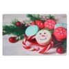 IH Casa Decor Festive Macarons Plastic Placemat - Set Of 12