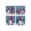 IH Casa Decor 8-in Square Ceramic Trivet (Gnome) - Set Of 4