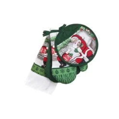 IH Casa Decor Green Kitchen Towels - Set Of 2