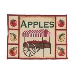 IH Casa Decor Apples Tapestry Placemat - Set Of 12