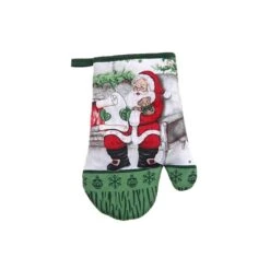 IH Casa Decor Green Oven Mitts - Set Of 4