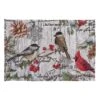 IH Casa Decor Birds On Branch Tapestry Placemat - Set Of 12