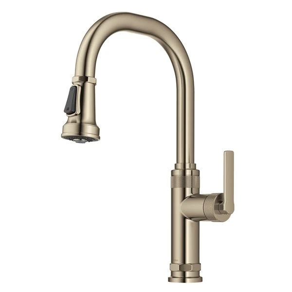 Kraus Allyn Spot-Free Antique Champagne-Bronze 1-Handle Deck Mount Pull-Down Handle/Lever Residential Kitchen Faucet 5 Kraus Allyn Spot-Free Antique Champagne-Bronze 1-Handle Deck Mount Pull-Down Handle/Lever Residential Kitchen Faucet - Image 5