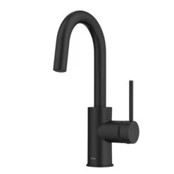 Kraus Oletto Matte Black 1-Handle Deck Mount Bar And Prep Handle/Lever Residential Kitchen Faucet -Alliedbas Shop 331061216 MainImage 001 l