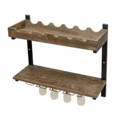 Alaterre Pomona Wall Shelf With Wine Storage 7 Alaterre Pomona Wall Shelf With Wine Storage -Alliedbas Shop 331062284 AlternateImage3 l