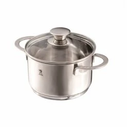 Henckels Biarritz Silver Stainless Steel Cookware Set With Lids - 5-Piece