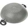 Ballarini Ferrara Granitium 14-in Grey Aluminum Wok With Lid