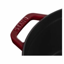 Staub La Cocotte 4.75-L Bordeaux Cast Iron Dutch Oven 8 Staub La Cocotte 4.75-L Bordeaux Cast Iron Dutch Oven -Alliedbas Shop 331062396 AlternateImage2 l