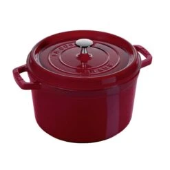 Staub La Cocotte 4.75-L Bordeaux Cast Iron Dutch Oven 9 Staub La Cocotte 4.75-L Bordeaux Cast Iron Dutch Oven -Alliedbas Shop 331062396 MainImage 001 l