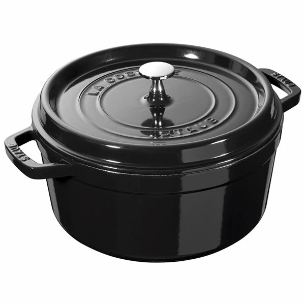 Staub La Cocotte 5.25-L Shiny Black Cast Iron Dutch Oven 5 Staub La Cocotte 5.25-L Shiny Black Cast Iron Dutch Oven - Image 5