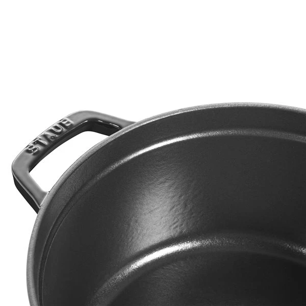 Staub La Cocotte 5.25-L Shiny Black Cast Iron Dutch Oven 2 Staub La Cocotte 5.25-L Shiny Black Cast Iron Dutch Oven - Image 2