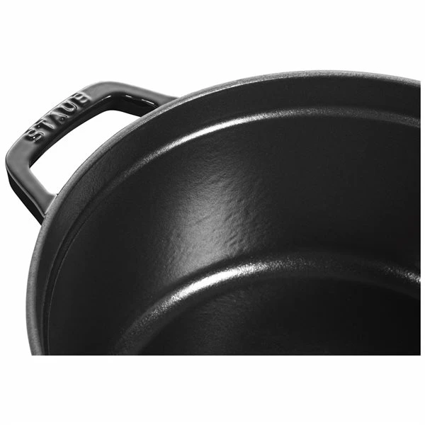 Staub La Cocotte 5.25-L Shiny Black Cast Iron Dutch Oven 3 Staub La Cocotte 5.25-L Shiny Black Cast Iron Dutch Oven - Image 3