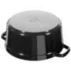 Staub La Cocotte 5.25-L Shiny Black Cast Iron Dutch Oven