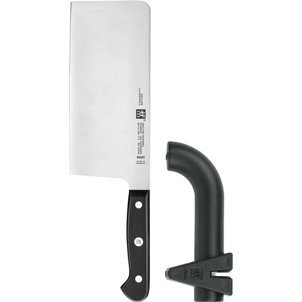 ZWILLING Gourmet 7-in Chef's Knife With Knife Sharpener 1 ZWILLING Gourmet 7-in Chef's Knife With Knife Sharpener