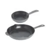 Staub Pans Graphite Grey Cast Iron Fry Pan Set - 2-Piece