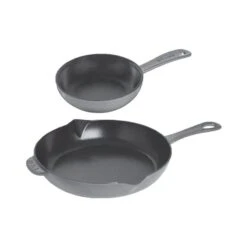 Staub Pans Graphite Grey Cast Iron Fry Pan Set - 2-Piece