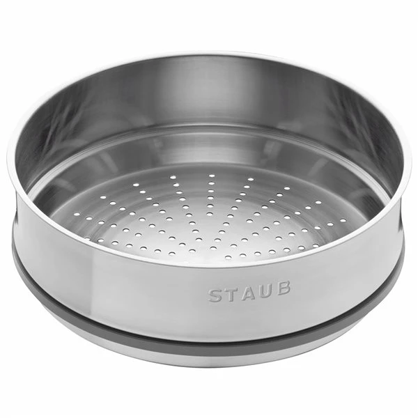 Staub La Cocotte 5.25-L Black Cast Iron Dutch Oven With Steamer Insert 2 Staub La Cocotte 5.25-L Black Cast Iron Dutch Oven With Steamer Insert - Image 2