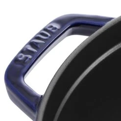 Staub La Cocotte 4.75-L Dark Blue Cast Iron Dutch Oven 9 Staub La Cocotte 4.75-L Dark Blue Cast Iron Dutch Oven -Alliedbas Shop 331062427 AlternateImage4 l