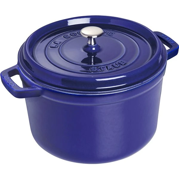 Staub La Cocotte 4.75-L Dark Blue Cast Iron Dutch Oven 3 Staub La Cocotte 4.75-L Dark Blue Cast Iron Dutch Oven - Image 3