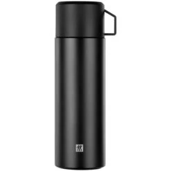 ZWILLING Thermo 1-L Matte Black Stainless Steel Thermal Beverage Bottle -Alliedbas Shop 331062432 MainImage 001 l