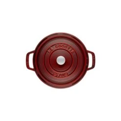 Staub La Cocotte 5.25-L Grenadine Red Cast Iron Dutch Oven 8 Staub La Cocotte 5.25-L Grenadine Red Cast Iron Dutch Oven -Alliedbas Shop 331062434 AlternateImage1 l