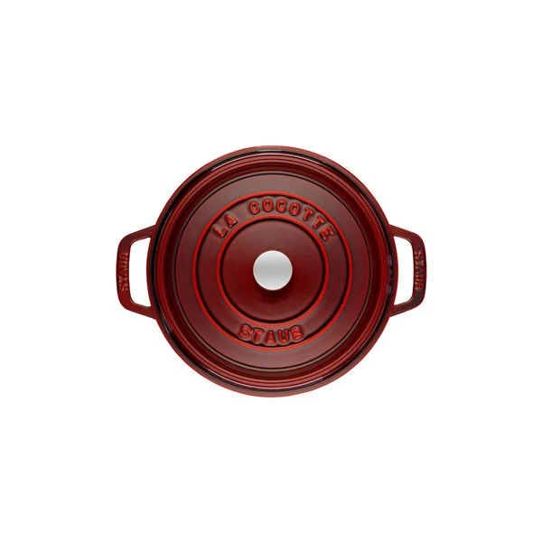 Staub La Cocotte 5.25-L Grenadine Red Cast Iron Dutch Oven 4 Staub La Cocotte 5.25-L Grenadine Red Cast Iron Dutch Oven - Image 4