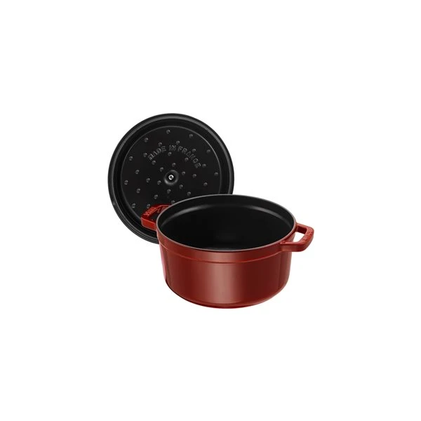 Staub La Cocotte 5.25-L Grenadine Red Cast Iron Dutch Oven 2 Staub La Cocotte 5.25-L Grenadine Red Cast Iron Dutch Oven - Image 2