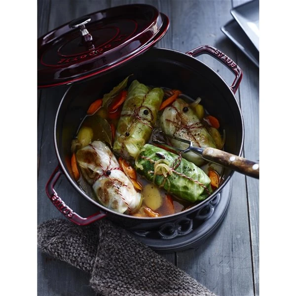 Staub La Cocotte 5.25-L Grenadine Red Cast Iron Dutch Oven 5 Staub La Cocotte 5.25-L Grenadine Red Cast Iron Dutch Oven - Image 5