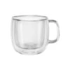 ZWILLING Sorrento Plus 450-ml Clear Glass Cappuccino Mug Set - 2-Piece