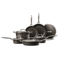 ZWILLING Motion Black Aluminum Cookware Set With Lids - 6-Piece