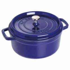 Staub La Cocotte 5.25-L Dark Blue Cast Iron Dutch Oven