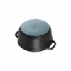 Staub La Cocotte 3.8-L Black Cast Iron Dutch Oven