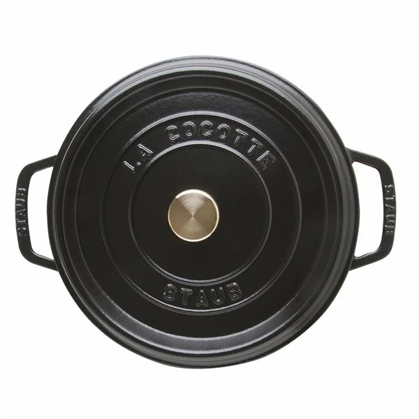 Staub La Cocotte 3.8-L Black Cast Iron Dutch Oven 2 Staub La Cocotte 3.8-L Black Cast Iron Dutch Oven - Image 2