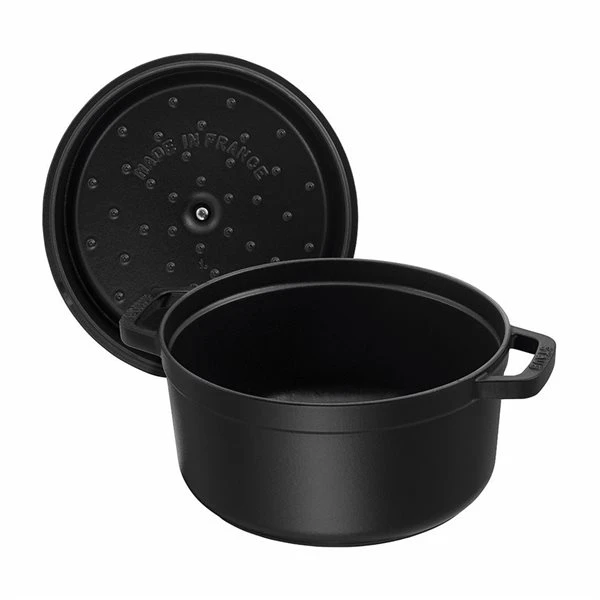 Staub La Cocotte 3.8-L Black Cast Iron Dutch Oven 3 Staub La Cocotte 3.8-L Black Cast Iron Dutch Oven - Image 3