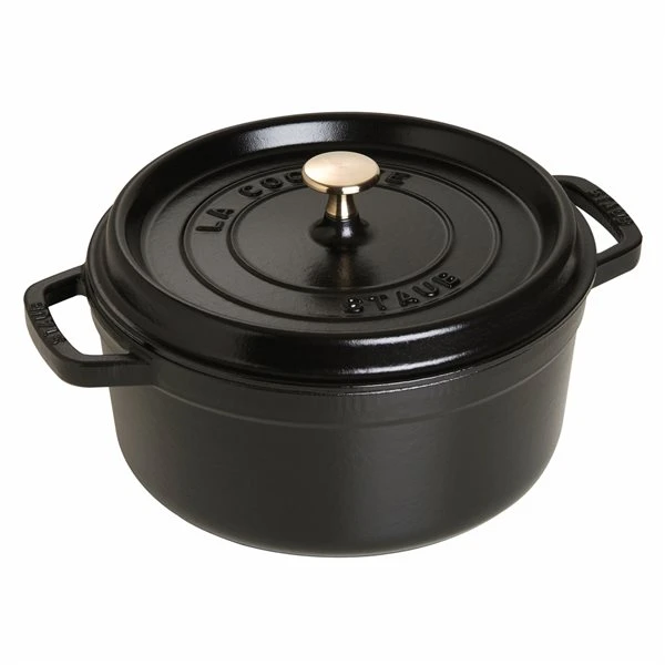 Staub La Cocotte 3.8-L Black Cast Iron Dutch Oven 4 Staub La Cocotte 3.8-L Black Cast Iron Dutch Oven - Image 4