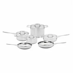 Demeyere Industry Silver Stainless Steel Cookware Set With Lids - 6-Piece -Alliedbas Shop 331062453 MainImage 001 l