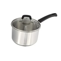 Henckels Kitchen Elements Silver Stainless Steel Cookware Set With Lids - 5-Piece