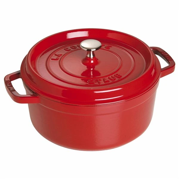 Staub La Cocotte 3.8-L Cherry Cast Iron Dutch Oven 3 Staub La Cocotte 3.8-L Cherry Cast Iron Dutch Oven - Image 3