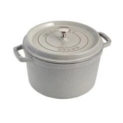 Staub La Cocotte 4.75-L White Truffle Cast Iron Dutch Oven 9 Staub La Cocotte 4.75-L White Truffle Cast Iron Dutch Oven -Alliedbas Shop 331062483 AlternateImage2 l
