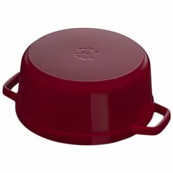 Staub La Cocotte 3.8-L Bordeaux Cast Iron Dutch Oven -Alliedbas Shop 331062498 AlternateImage4 l