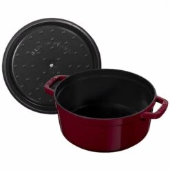 Staub La Cocotte 3.8-L Bordeaux Cast Iron Dutch Oven