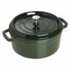 Staub La Cocotte 5.25-L Basil Green Cast Iron Dutch Oven